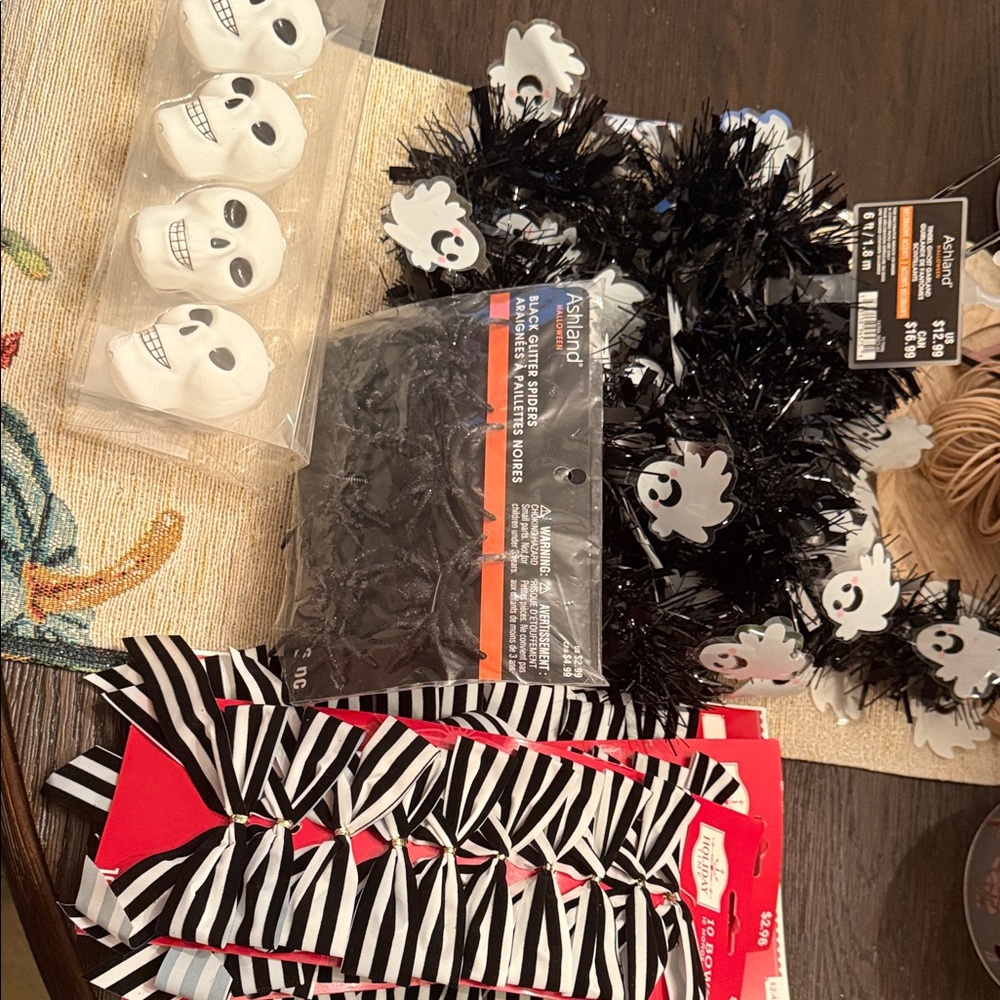 Ashland Halloween Decor Set with Black and White Accents
